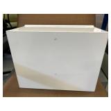 NEW Heavy-Duty Metal Blood Urine Biohazardous Material Specimen Sample Lock Box With Keys - Tiny Scuff On Corner