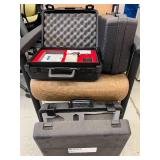 Lot of 3 Hard Side Cases With Foam Inserts - 2 Are North Safety Products Respirator Fit Test Kit Cases - These Are For The Cases Only - In Great Condition!