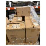 MSRP $400 7 Cases NEW IN BOX WT Farley Inc. CR-DR04E Economy 4 E Portable Horizontal Oxygen Cylinder Racks Carrier Stands