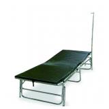 MSRP $8000 NEW In & Out Of Box 10 Medical Field Folding Cots With Mattresses & IV Poles Includes Rolling Storage Cart! Approx 82"x32"x19" 450lb Capacity Great For Cabins, Girl/Boy Scouts Campi