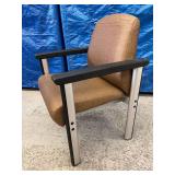 MSRP $1800 IOA Healthcare Furniture Interlock Series Heavy Duty 500lb Capacity Reception Waiting Room Office Guest Seating Upholstered Padded Arm Chair - Excellent Condition!  12 Year Warranty!