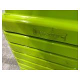 MSRP $800 Lot Of 10 Impact Plain 3-Sided Safety Signs Cones -Highly visible fluorescent yellow/green. Warns of potential hazards; helps reduce injuries & liabilities -Keyholes on the sides to atta