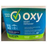 Set of 2 Simply Done Oxy Stain Remover Tubs - 48 oz Each