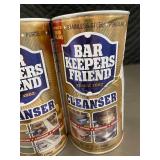 Lot of 3 Bar Keepers Friend Cleanser Cans - 12 oz Each