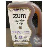 Set of 2 Zum Frankincense & Myrrh Laundry Soap, 64 Load Bottles