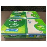2 Packs of Swiffer Wet Cloths, Fresh Scent, 12 Cloths Each