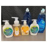 Set of Hand and Dish Soap Bottles