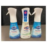 Set of 3 Clorox Bathroom Cleaners and Disinfecting Mist