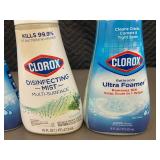 Set of 3 Clorox Bathroom Cleaners and Disinfecting Mist