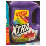 Assorted Laundry Care Products Including Detergent and Dryer Sheets