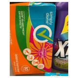 Assorted Laundry Care Products Including Detergent and Dryer Sheets