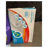 Assorted Laundry Care Products Including Detergent and Dryer Sheets