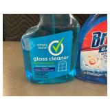 Set of 3 Glass Cleaners: Simply Done, Brillo Basics, Windex
