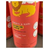Set of 3 Alaffia Babies & Kids Detangling Shampoo with Virgin Coconut Oil 12 oz