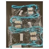 Set of 3 Plastic Handheld Neck Massagers with Rotating Beads