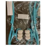 Set of 3 Plastic Handheld Neck Massagers with Rotating Beads