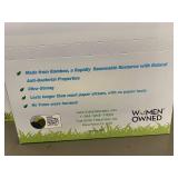 Set of 2 Boxes with 2000 Tree Free 5.75" Black Cocktail Bamboo Paper Straws