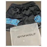 wolf box - Gymwolf Athletic Shorts with Carry Bag - Size Large