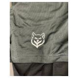 wolf box - Green Athletic Shorts with Inner Lining - Size Small