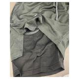 wolf box - Green Athletic Shorts with Inner Lining - Size Small