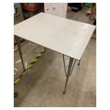 Used  Table with Metal Legs