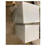 Set of 2 Used Office Filing Cabinets