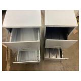Set of 2 Used Office Filing Cabinets
