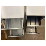 Set of 2 Used Office Filing Cabinets