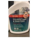 G1 - Set of 3 ECOS Pro Multi-Surface Disinfectant & Sanitizer 32 fl. oz. Bottles - Fresh Citrus