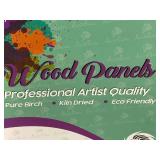 Davelou Wood Panels for Artists - 12X12 4 Pack