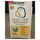 IN 3 - Set of 4 Excedrin Head Care Proactive Health Dietary Supplements - 60 Tablets Each