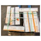 14 Boxes of Florida Tile Home Collection Wind River Grey 6 in. x 24 in. Porcelain Floor and Wall Tile (14 sq. ft./case) Customer Returns See Pictures