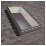 VELUX 30-1/2 in. x 30-1/2 in. Fixed Curb-Mount Skylight with Tempered Low-E3 Glass   Customer Returns See Pictures
