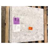 18 Pieces of Ivy Hill Tile Terra Italia Bianco 23.62 in. x 23.62 in. Honed Marble Terrazzo Floor and Wall Tile (3.87 sq. ft./Each)   Customer Returns See Pictures