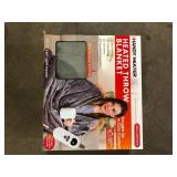 HANDY HEATER 50 in. x 60 in. Heated Blanket in Gray    Customer Returns See Pictures