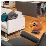 1500-Watt 18.5 in. Electric Ceramic Parabolic Space Heater with Tip-Over Safety     Customer Returns See Pictures