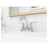 Pfister Ladera 4 in. Centerset Double Handle Bathroom Faucet in Polished Chrome     Customer Returns See Pictures