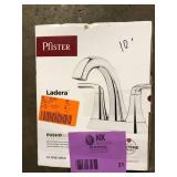 Pfister Ladera 4 in. Centerset Double Handle Bathroom Faucet in Polished Chrome     Customer Returns See Pictures