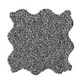 Lot of Take Home Tile Sample-Noir Ash Mini Pebble 4 in. x 4 in. Tumbled Marble Mesh-Mounted Mosaic Tile Customer Returns See Pictures