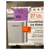 Magic Chef 27 lbs. Bullet Ice Countertop Ice Maker in Stainless Steel Customer Returns See Pictures