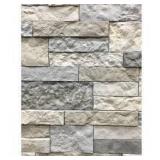 4 Boxes of AIRSTONE Spring Creek Gray Cement Standard Primary Wall Tiles  Customer Returns See Pictures