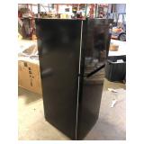 Vissani 10.1 cu. ft. Top Freezer Refrigerator in Black Slight Damage  Customer Returns See Pictures