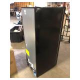 Vissani 10.1 cu. ft. Top Freezer Refrigerator in Black Slight Damage  Customer Returns See Pictures