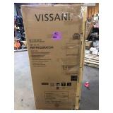 Vissani 10.1 cu. ft. Top Freezer Refrigerator in Black Slight Damage  Customer Returns See Pictures