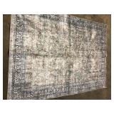 Well Woven Beige 5 ft. 3 in. x 7 ft. 3 in. Flat-Weave Asha Delphine Vintage Persian Oriental Area Rug   Customer Returns See Pictures