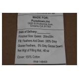 *2* Standard Goose Down Pillows