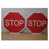 *2* Novelty Stop Signs