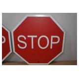 *2* Novelty Stop Signs