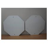 *2* Novelty Stop Signs