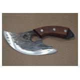 Carbon Steel Finger Hole Belt Knife